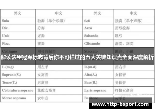 解读法甲冠军标志背后你不可错过的五大关键知识点全面深度解析